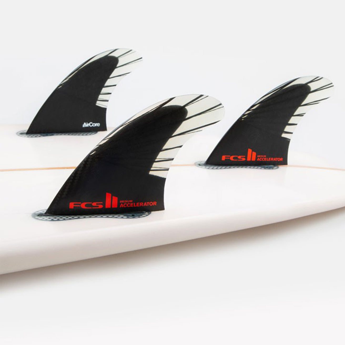 FCS | FCS II Accelerator PC Carbon Tri Fin Set Black