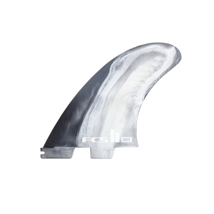 FCS | FCS II Mark Richards Twin + Stabiliser Fins - Black White
