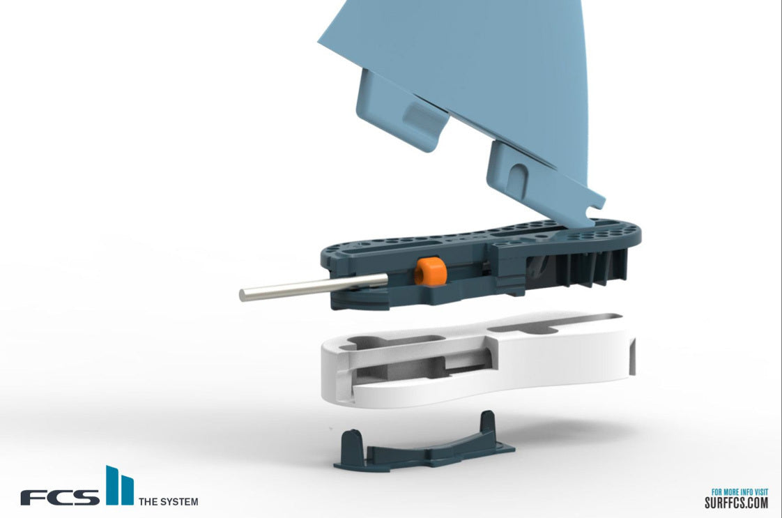 FCS | FCS II Orange Tang Side Plug Set 5°