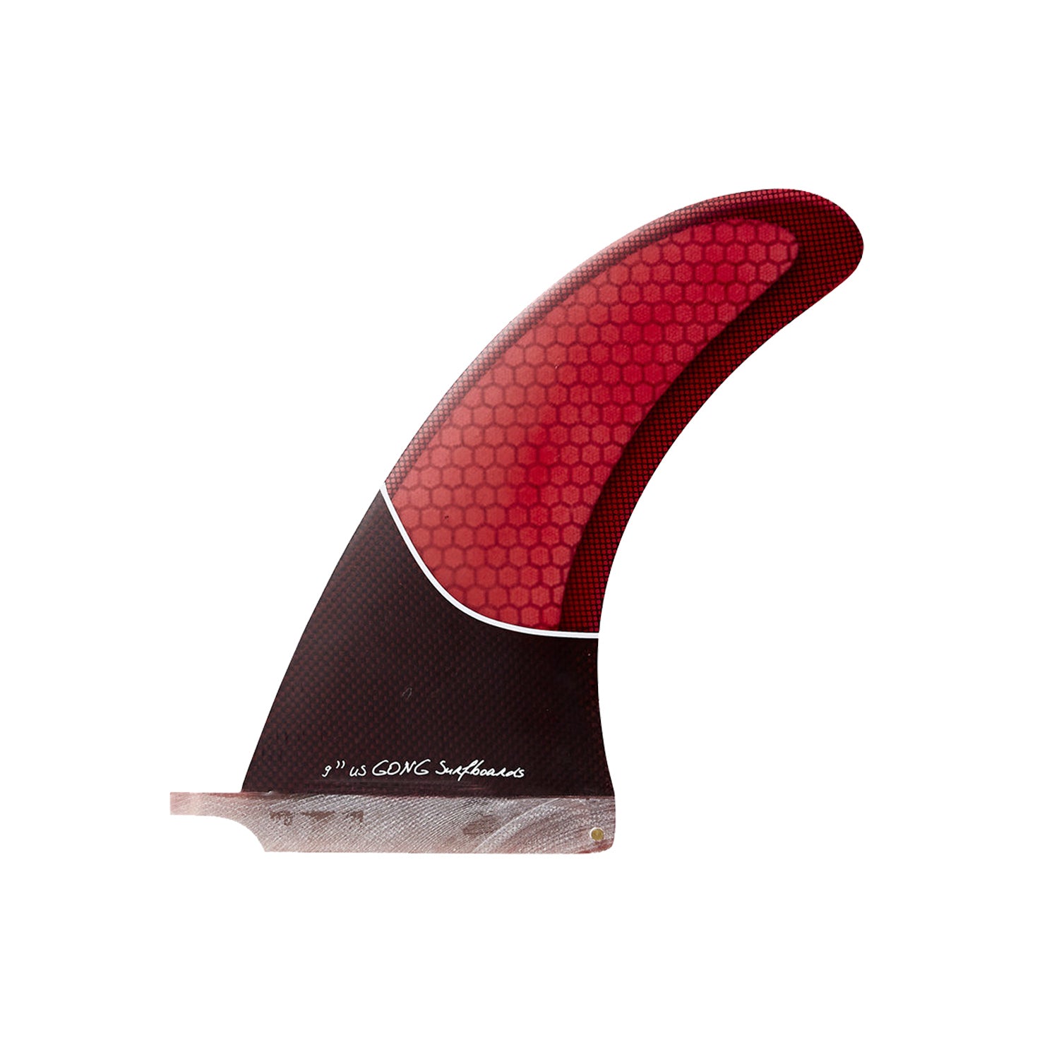 GONG | Fin US Red Honeycomb 9" 230mm