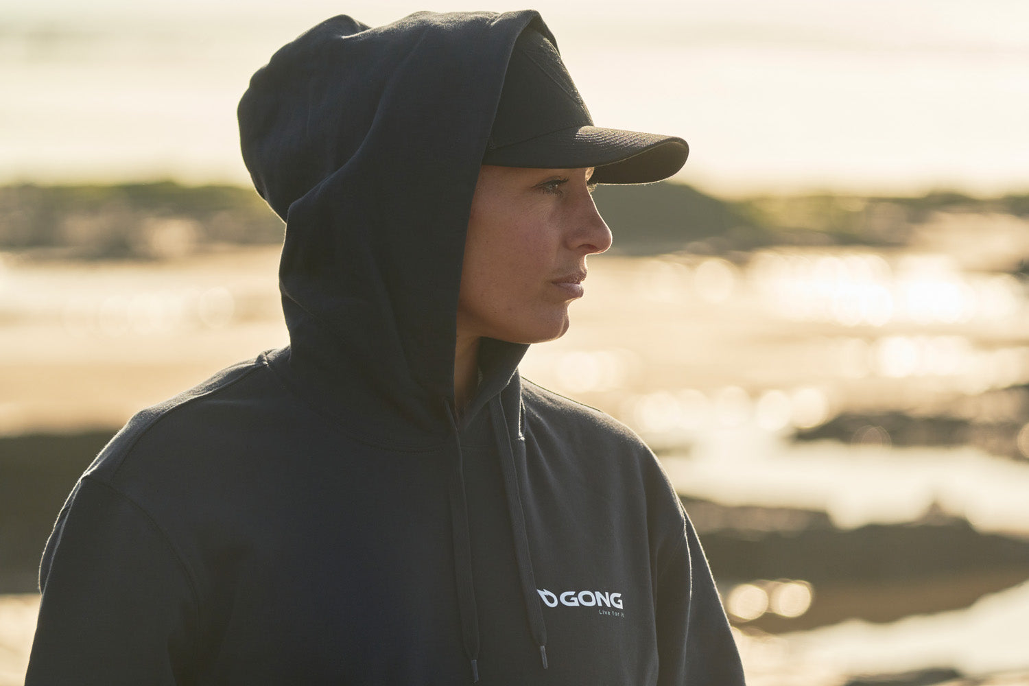 GONG | Sweat À Capuche Lite Signature Unisexe Coton Biologique