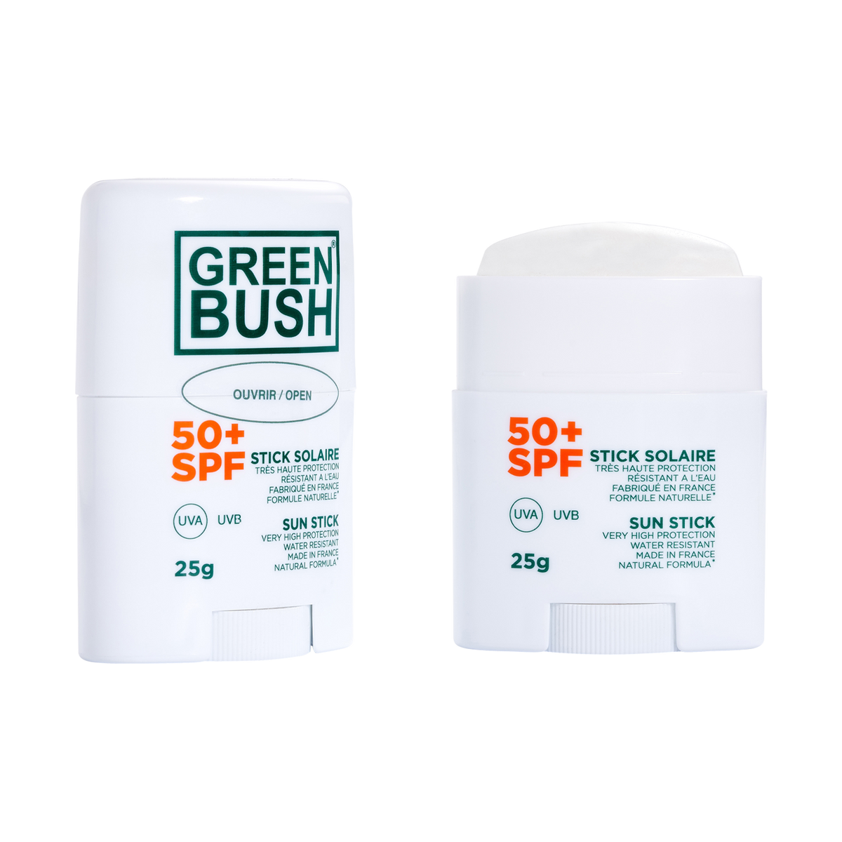 Greenbush | Stick Solaire Spf50+ Blanc