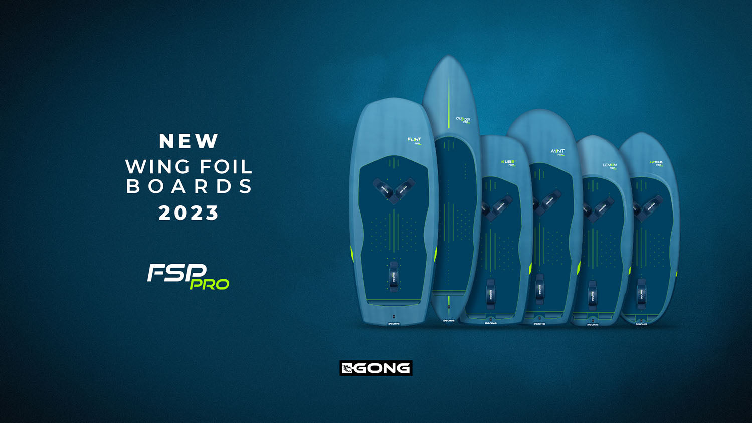 GONG Wing Foil Board Lemon FSP Pro 2023 GONG Galaxy