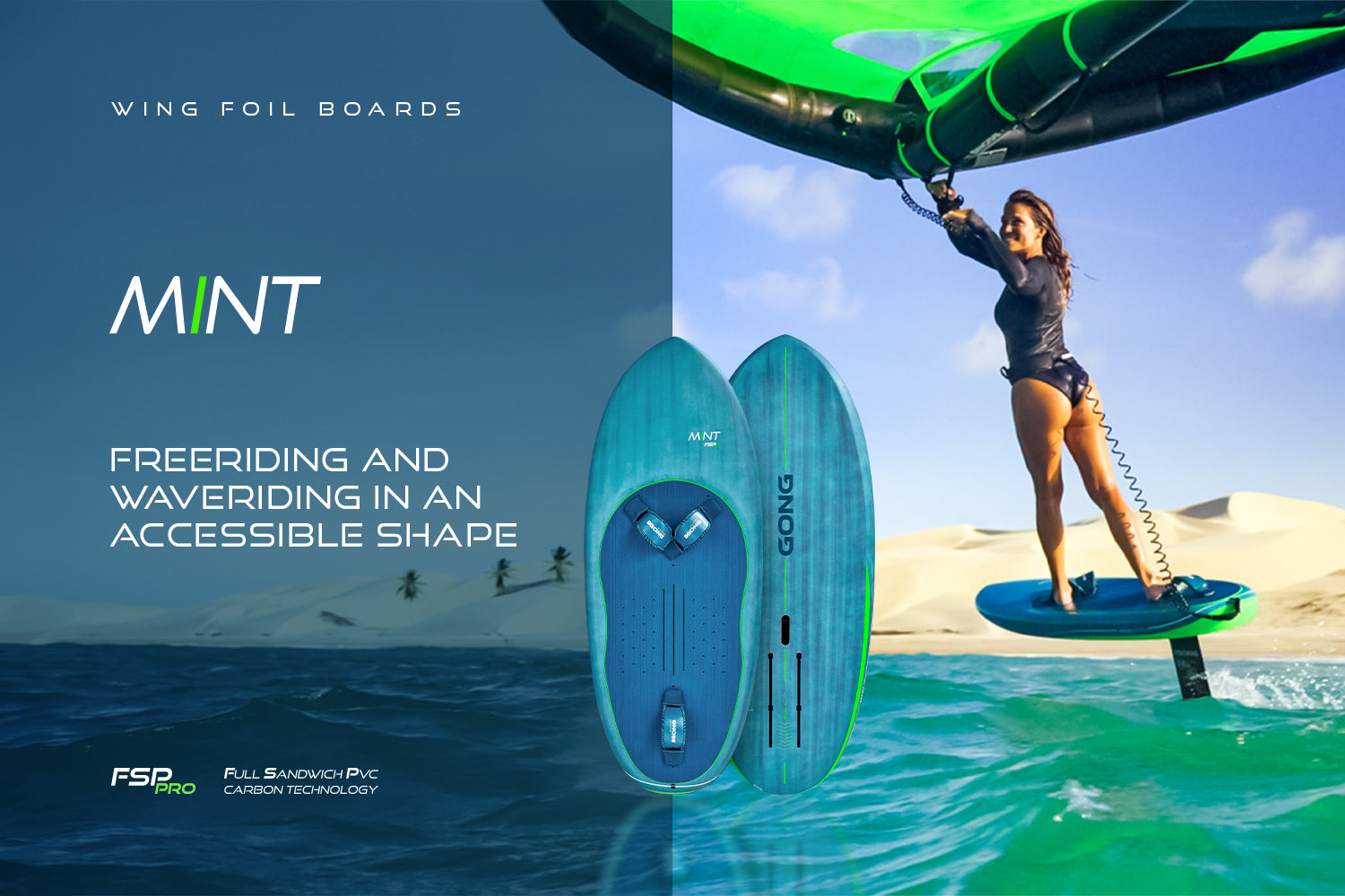 GONG Wing Foil Board Mint FSP Pro GONG Galaxy