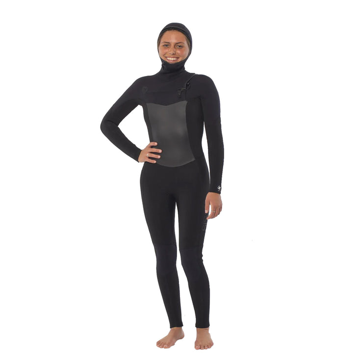 Sisstrevolution | Women Fullsuit 7 Seas 5/4 Hooded Chest Zip