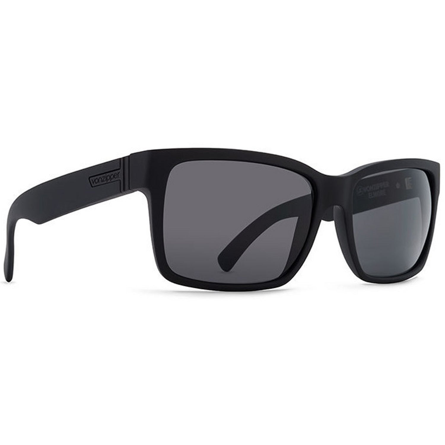Vonzipper | Elmore Sunglasses - Black Satin/Grey