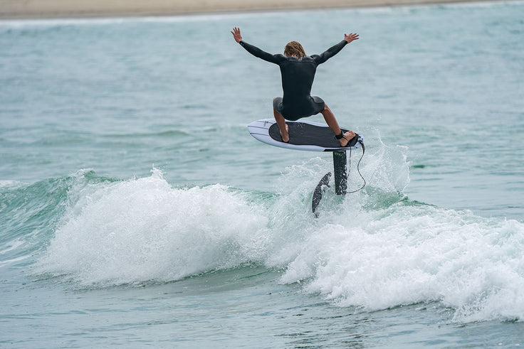 Re-entry (frontside) en surf foil