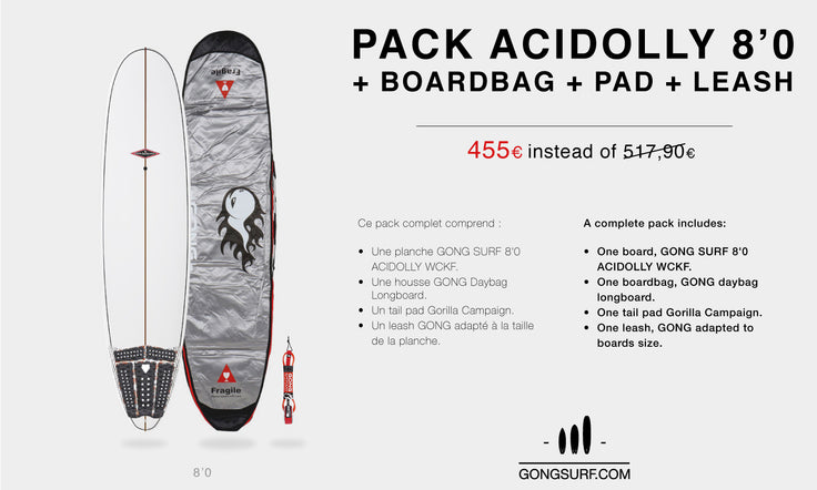 FEEDBACK : GONG Surf 8'0 Acidolly WCKF !!!