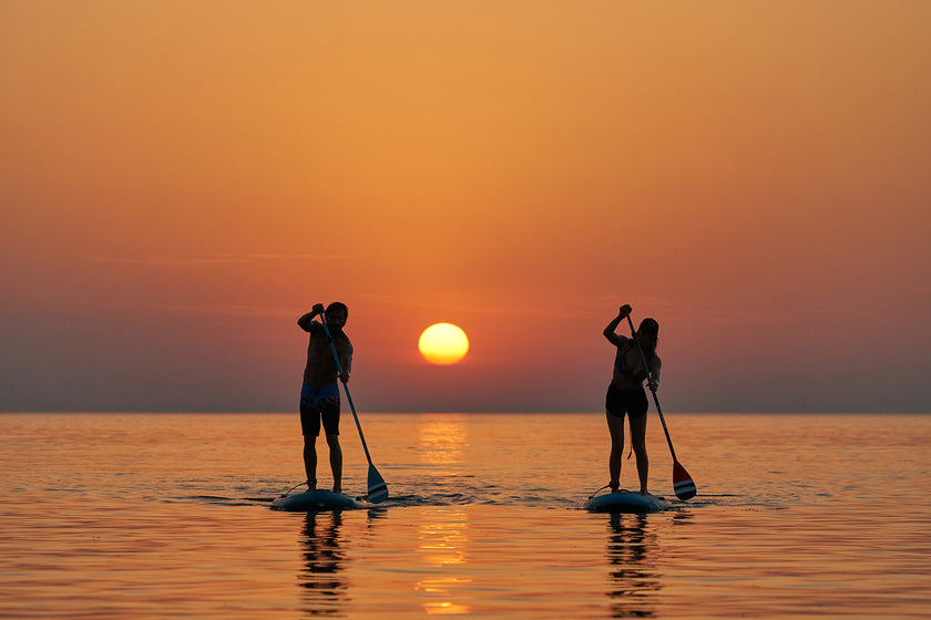 PHOTO : balade en SUP au coucher de soleil !!!