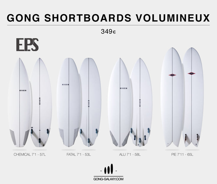 MATOS : les shortboards volumineux !!!