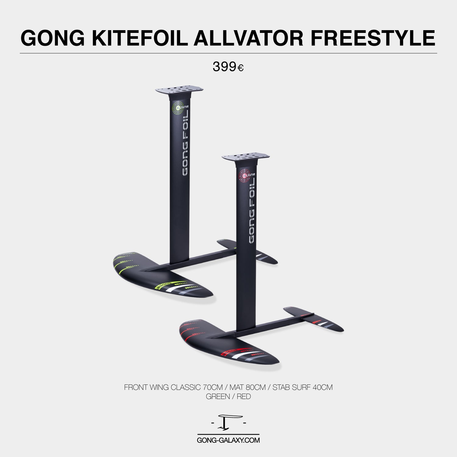 MATOS : nouveau GONG KITEFOIL ALLVATOR FREESTYLE !!!