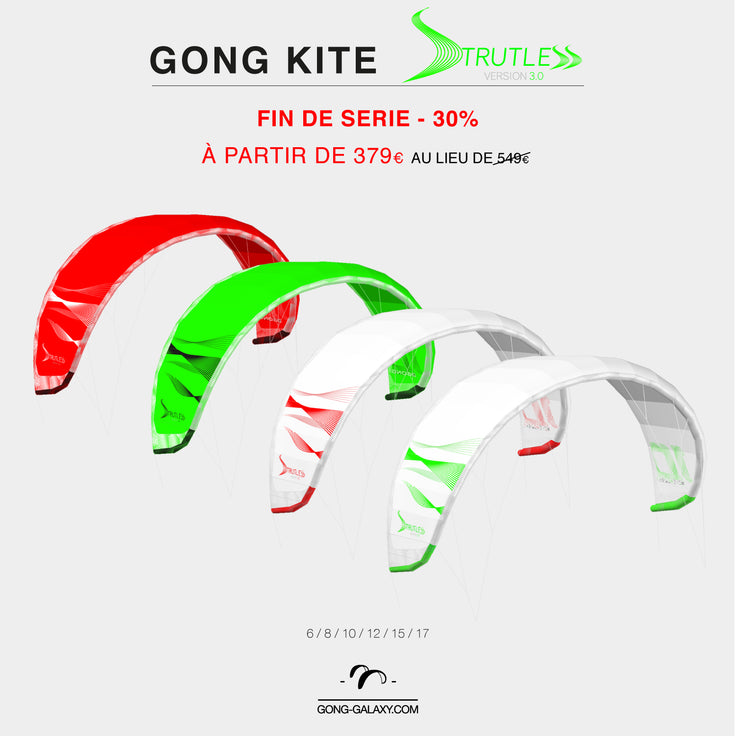 FEEDBACK : GONG KITE STRUTLESS V3 !!!