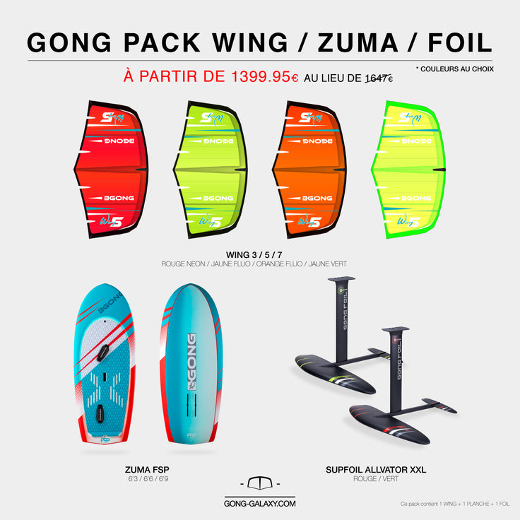 GEAR : PACKS SUPFOIL + WING ONLINE !!!
