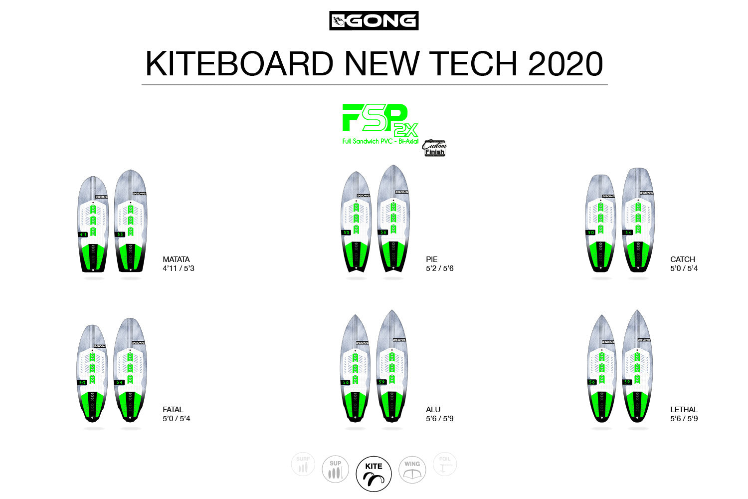 MATOS : LES NOUVELLES KITEBOARDS FSP 2X !