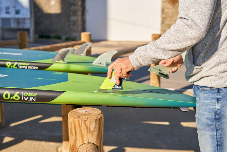 GEAR: WHICH FINS ON A NOSERIDER SUP ?