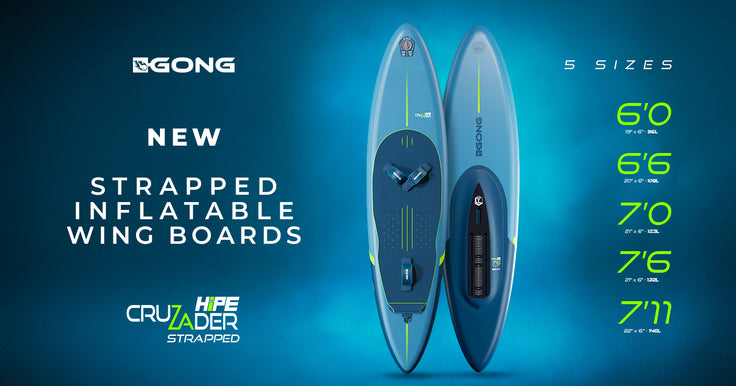 NEWS: THE HIPE CRUZADER STRAPPED TO SEND IT IN WING FOILING!
