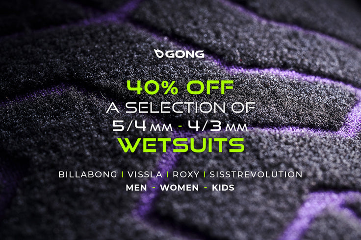 GREAT DEALS: 40% OFF ON YOUR WETSUIT!