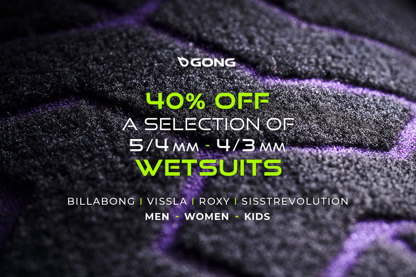GREAT DEALS: 40% OFF ON YOUR WETSUIT!