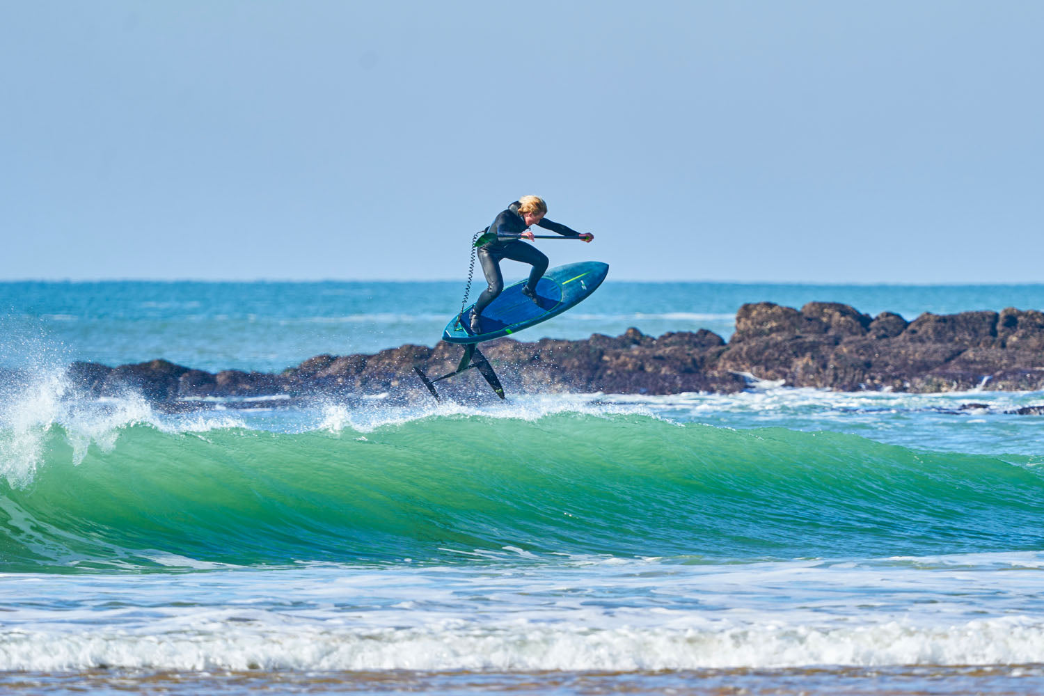 SENDING IT ON A SUP FOIL!