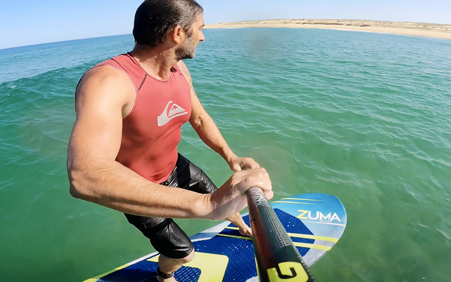 MOVIE: SUP FOILING ON THE ZUMA !