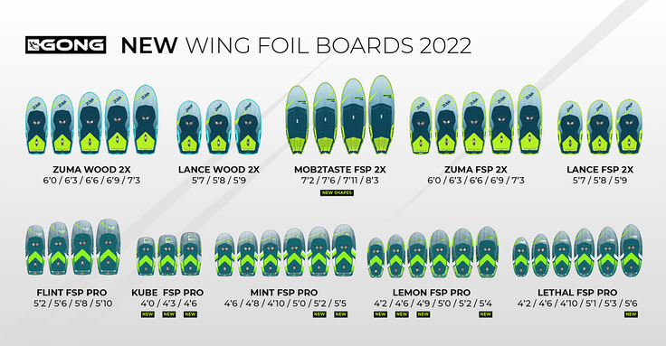 GEAR : WING FOIL BOARDS 2022 ON LINE !