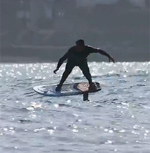 Surf foiling is magic