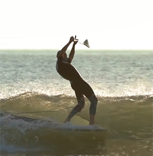 Long SUP noseriding