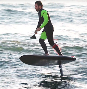 MOVIE : surf SUP kite on the Allvator foil !!!