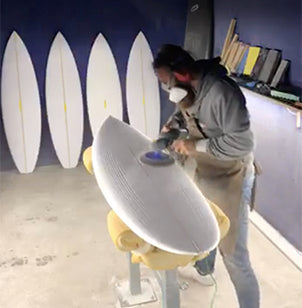 FACTORY : inside the shaping room !!!