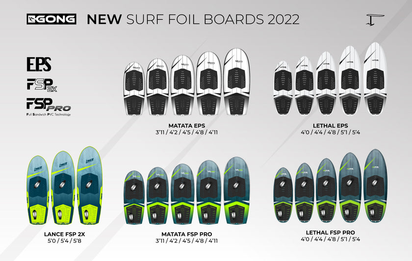 NEWS : NOUVELLES BOARDS DE SURF FOIL 2022 !