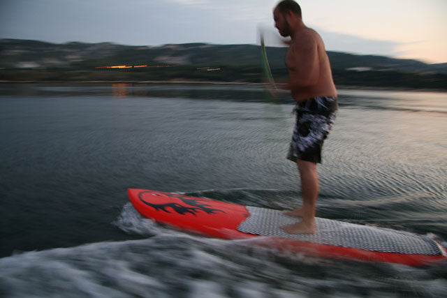 SESSION : Dav behind a boat!