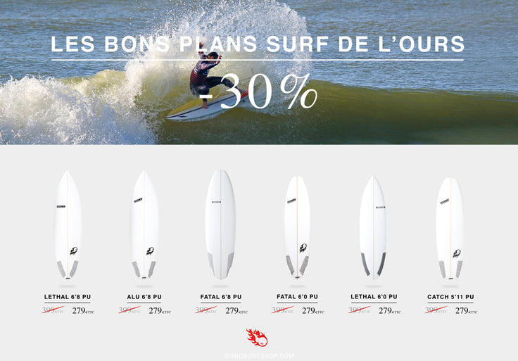 SHOP : 30% on surf boards made in Portugal !!!