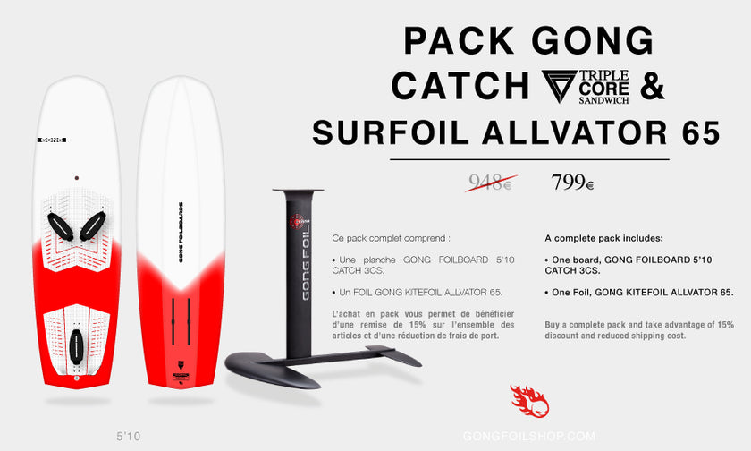 GEAR : foilboards Catch 3CS !!!