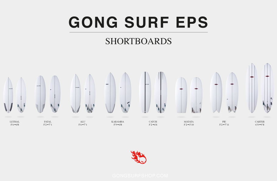 GEAR : PU and EPS surfboards in stock !!!