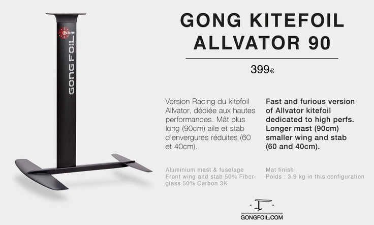 FEEDBACK : GONG Kitefoil Allvator 90 !!!