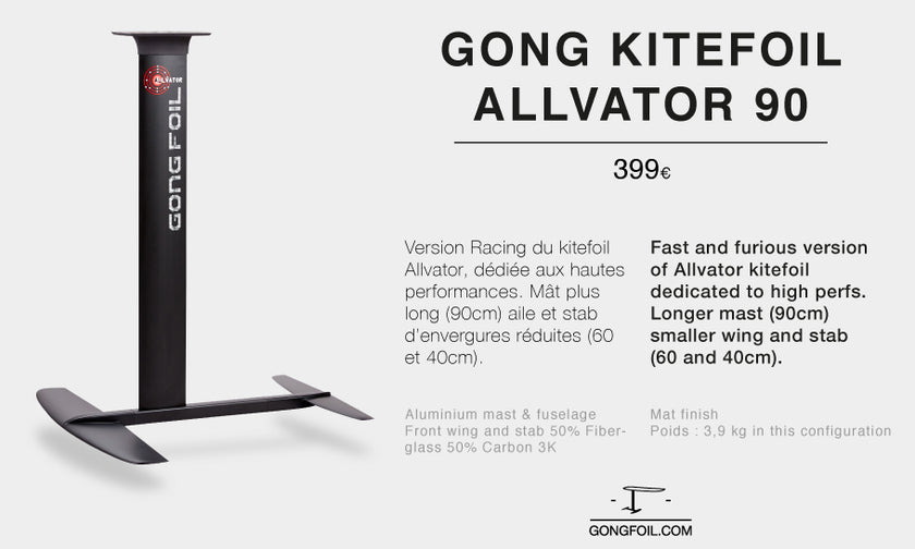 FEEDBACK : GONG Kitefoil Allvator 90 !!!