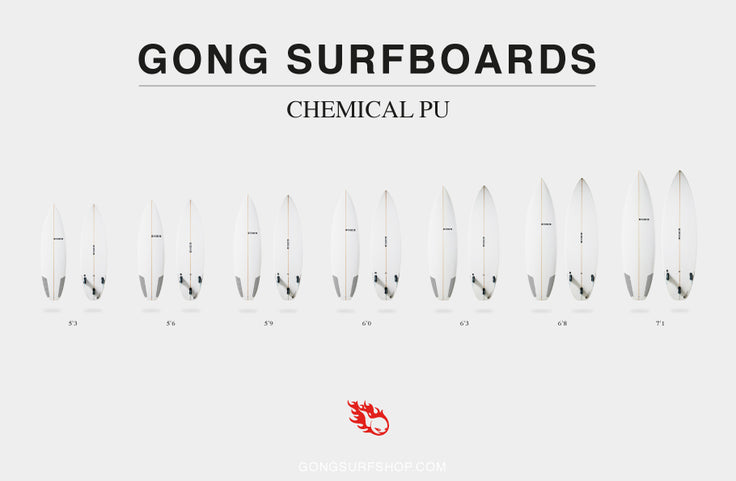 GEAR : PU and EPS Chemical surfboards !!!