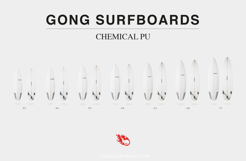 GEAR : PU and EPS Chemical surfboards !!!
