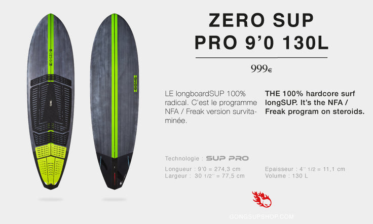 FEEDBACK : GONG SUP 9'0 Zero 130 PRO 2019 !!!
