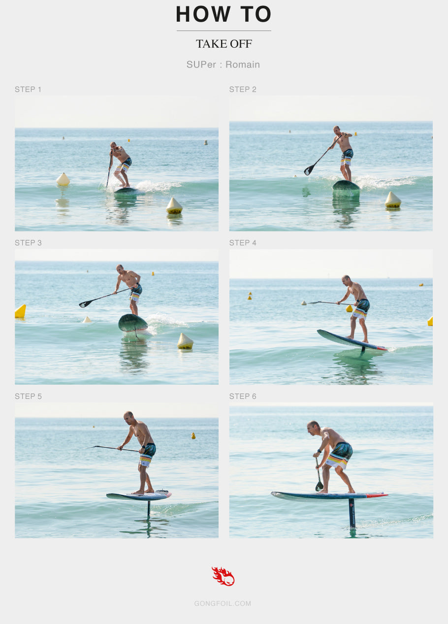 HOW TO : SUPfoil take off !!!
