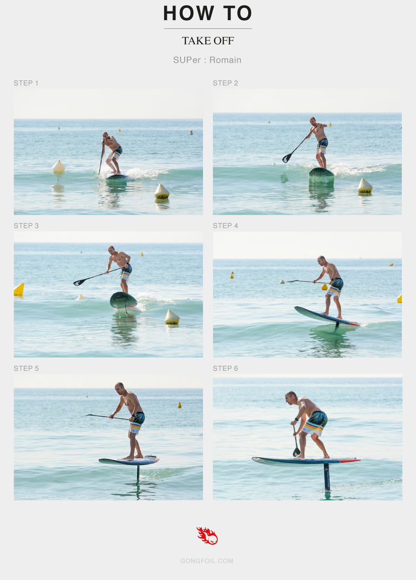 HOW TO : SUPfoil take off !!!
