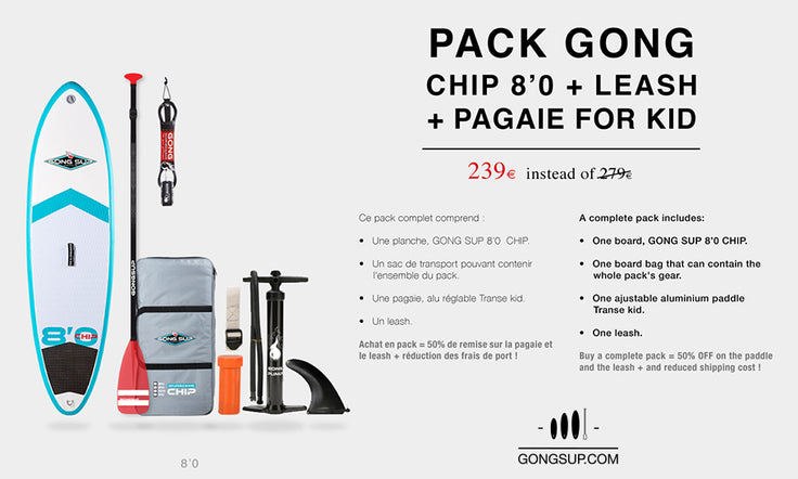 GEAR : pack SUP 8'0 Chip in stock !!!