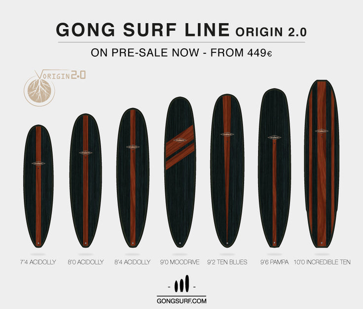 GEAR : new longboards Origin 2.0 on pre-sale !!!