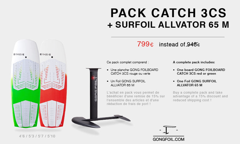 SHOP : Pack Catch 3CS + Surfoil Allvator 65 M in stock !!!