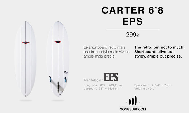 FEEDBACK : 6'8 Carter EPS !!!