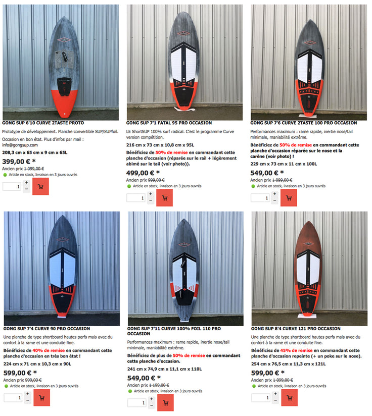 SHOP : great deals on SUPboards !!!