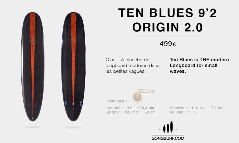 GEAR : focus on 9'2 Ten Blues Origin 2.0 !!!