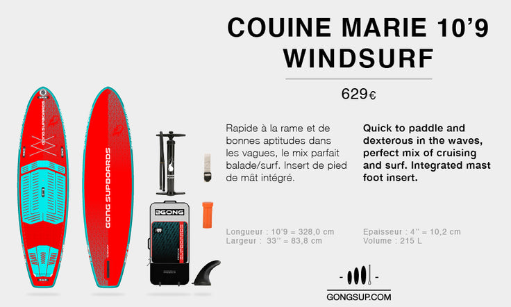 GEAR : new 2019 Couine Marie windsurf on pre-sale !!!