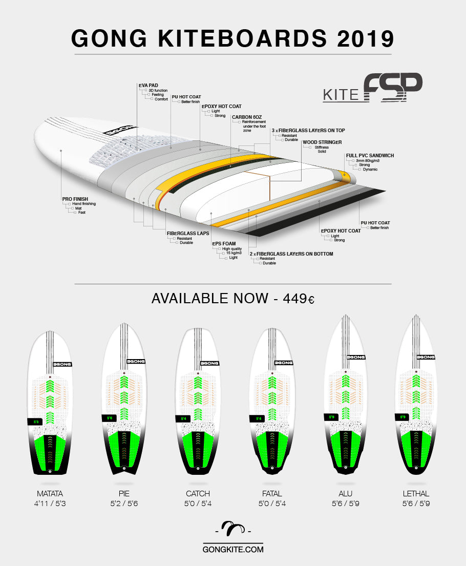 GEAR : FSP kiteboards Line !!!