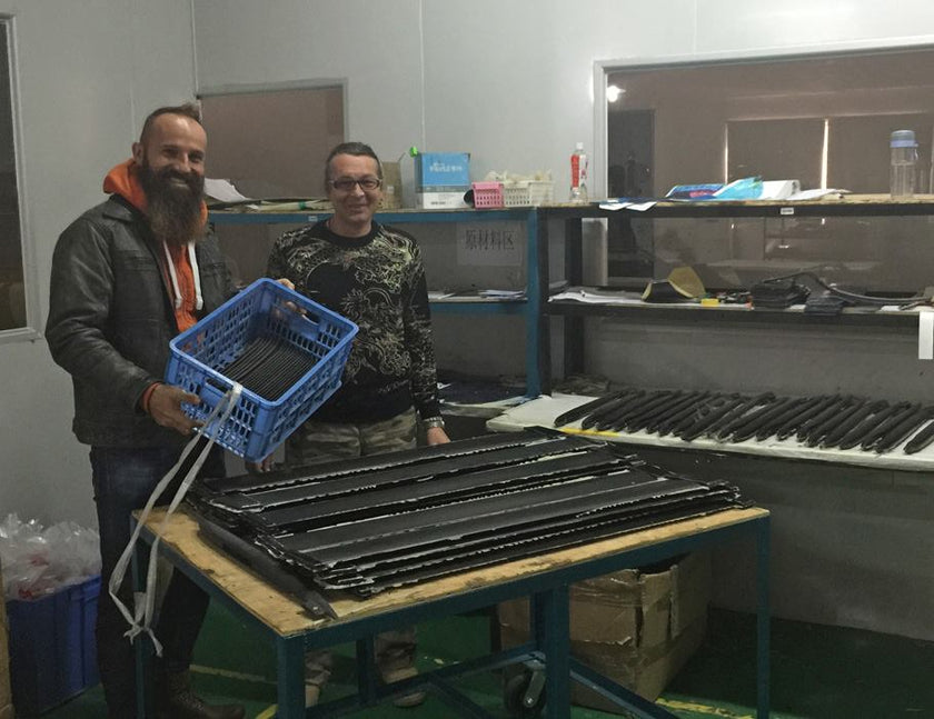 GEAR : JJ Deboichet and l'Ours on the foil factory.